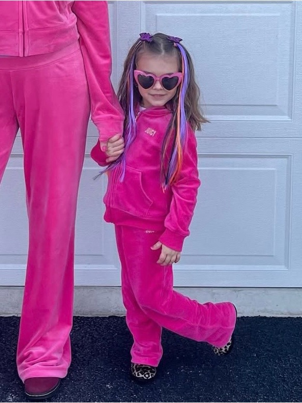 Girls Juicy Couture Velour Tracksuit Size 4